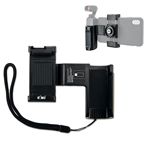 KIWIFOTOS Smartphone Halterung Handyhalterung Telefonclip für DJI Osmo Pocket 2 / Osmo Pocket, Smartphones (Breite = 56-95 mm) - eine Kaltschuhhalterung und EIN 1/4 "-20-Innengewinde-Design von Kiwifotos