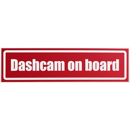 Kiwistar Dashcam on Board invertiert Magnetschild Schild magnetisch - 20cm Rot - reflektierend - Magnetfolie für Auto PKW Kfz Kiwistar Dashcam on Board invertiert Magnetschild Schild magnetisch - 20cm Rot - reflektierend - Magnetfolie für Auto PKW Kfz von Kiwistar