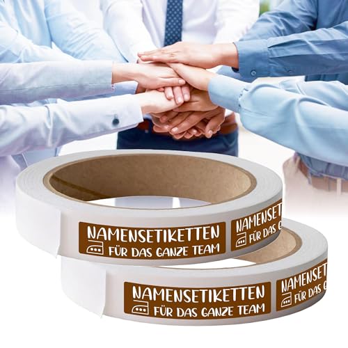 Kiwistar - Namensschilder für Kleidung Rolle 6x1 cm - braun - Namensaufkleber Erwachsene für Teams, Schwestern, Uniform, Mannschaftsbekleidung - Wäscheetiketten zum aufbügeln - waschmaschinenfest Kiwistar - Namensschilder für Kleidung Rolle 6x1 cm - braun - Namensaufkleber Erwachsene für Teams, Schwestern, Uniform, Mannschaftsbekleidung - Wäscheetiketten zum aufbügeln - waschmaschinenfest von Kiwistar