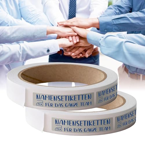 Kiwistar - Namensschilder für Kleidung Rolle 8x1 cm - grau - Namensaufkleber Erwachsene für Teams, Schwestern, Uniform, Mannschaftsbekleidung - Wäscheetiketten zum aufbügeln - waschmaschinenfest Kiwistar - Namensschilder für Kleidung Rolle 8x1 cm - grau - Namensaufkleber Erwachsene für Teams, Schwestern, Uniform, Mannschaftsbekleidung - Wäscheetiketten zum aufbügeln - waschmaschinenfest von Kiwistar