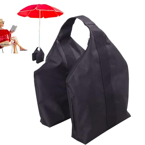Kixolazr Sandsäcke für Baldachin, Zelt, Outdoor-Möbelgewichte, strapazierfähige 1680D-Oxford-Sandsack-Satteltasche für Workouts Events Licht Bauern Sturm Flutparty Terrasse Yoga von Kixolazr