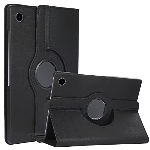 Kizaten Hülle für Samsung Galaxy Tab A8 10.5 Zoll Tablet, 360° Drehständer Schutzhülle Multi-Winkel Lederhülle Auto Schlaf/Wach Ständer für Samsung SM-X200/X205 von Kizaten