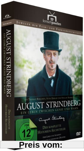August Strindberg - Ein Leben zwischen Genie und Wahn Teil 1-6 - Fernsehjuwelen [2 DVDs] von Kjell Grede