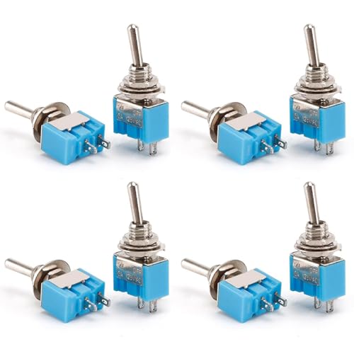 8 Stück Kippschalter 12V, Miniboot 2-Poliger Schalter 12V,3A/12V/125V Schalter Geeignet für den Einbau in Häusern, Autos und Elektrischen Geräten 8 Stück Kippschalter 12V, Miniboot 2-Poliger Schalter 12V,3A/12V/125V Schalter Geeignet für den Einbau in Häusern, Autos und Elektrischen Geräten von Kjzeex