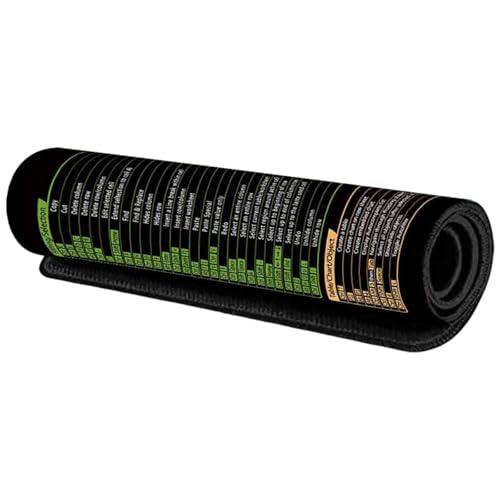 400 x 900 x 3 mm, großes Tastatur-Pad mit Wortverknüpfung für Büro-Software und Gaming mit von Klaisy