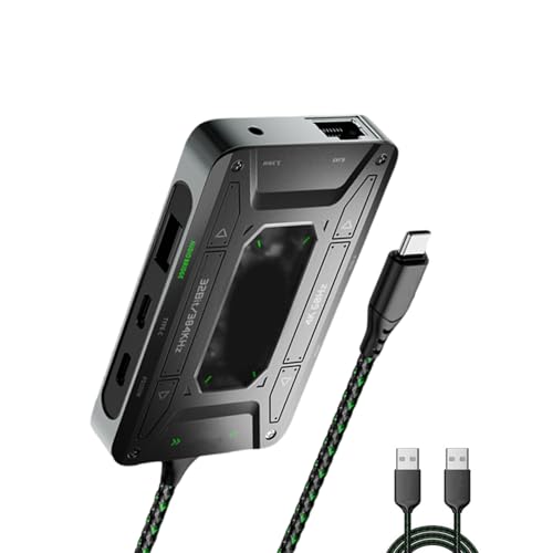 7 Port Auditory Adapter Dock für DS7 Kopfhörer Adapter Gaming und Office Auditory Bridge für Home Entertainment von Klaisy