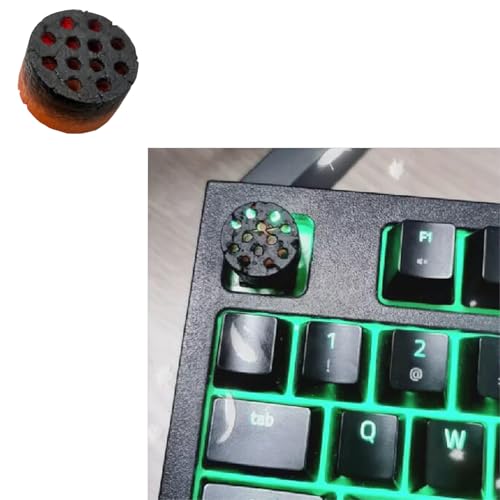 Ergonomische Waben-Kohlenharz-Tastenkappe mit Licht für professionelle Programmierer und Tastatur-Fans Ergonomische Waben-Kohlenharz-Tastenkappe mit Licht für professionelle Programmierer und Tastatur-Fans von Klaisy