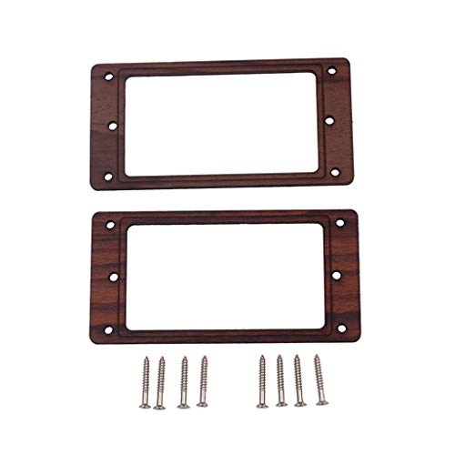 Humbucker Tonabnehmer aus Holz mit Schrauben für LP-Gitarrenteile von Klaisy