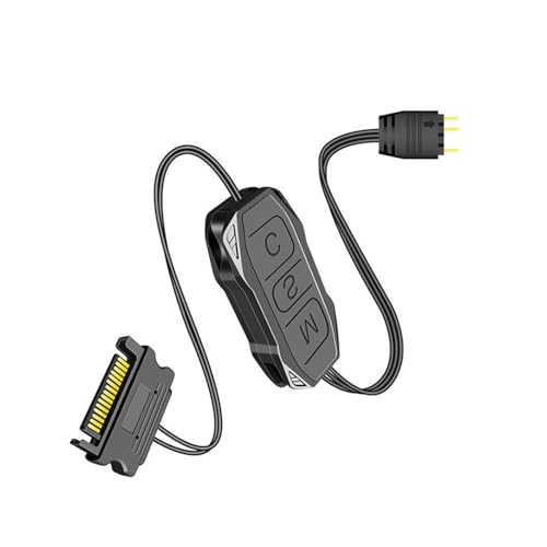 Klaisy Kleiner ARGB-Controller, 5 V, 3-polig, mit Schnellmodi-Änderung und dynamischer Geschwindigkeit, für Computer-Enthusiasten Klaisy Kleiner ARGB-Controller, 5 V, 3-polig, mit Schnellmodi-Änderung und dynamischer Geschwindigkeit, für Computer-Enthusiasten von Klaisy