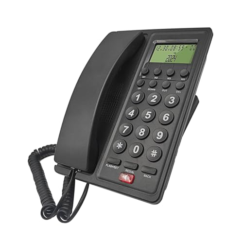 Klaisy Telefon Professionelles Büro-Schreibtischtelefon mit Festnetz, mit Anrufanzeige, für Hotels und Unternehmen Klaisy Telefon Professionelles Büro-Schreibtischtelefon mit Festnetz, mit Anrufanzeige, für Hotels und Unternehmen von Klaisy