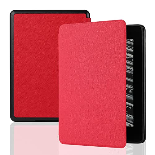 Schutzhülle für Smart For Case, PU-Leder, mit automatischer Wake-/Sleep-Funktion für Paperwhite 11. Generation 2021/5 Signa von Klaisy