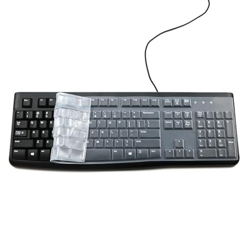 Tastaturabdeckungen für K120 MK120 Kabelgebundene Tastatur-Schutzhüllen, dünne Silikon-Tastaturabdeckungen, Zubehör Tastaturabdeckungen für K120 MK120 Kabelgebundene Tastatur-Schutzhüllen, dünne Silikon-Tastaturabdeckungen, Zubehör von Klaisy