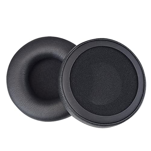Tragbares Headset, Ersatz-Gaming-Ohrenschützer, schwarz, für ATH-S200BT runde Kopfhörer-Hülle von Klaisy