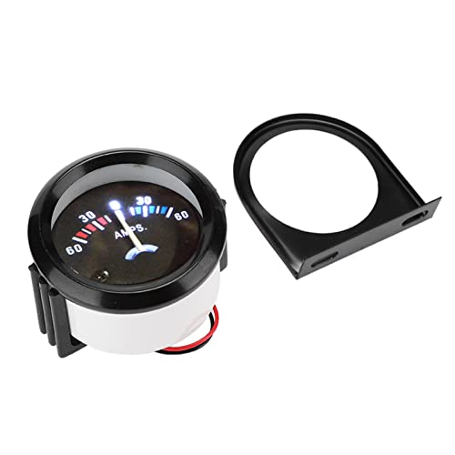 Klanata 12V DC 60A Amperemeter-Messgerät, 2 Zoll 52 mm Auto-Voltmeter, Dual-Range 60-0-60A AMP-Messgerät, für Auto-, Motorrad-, Fahrzeug- und Traktormodifikationen Klanata 12V DC 60A Amperemeter-Messgerät, 2 Zoll 52 mm Auto-Voltmeter, Dual-Range 60-0-60A AMP-Messgerät, für Auto-, Motorrad-, Fahrzeug- und Traktormodifikationen von Klanata