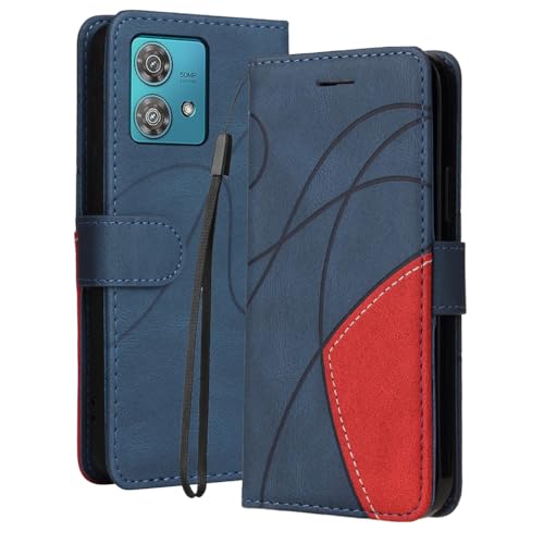 Klapber Handyhülle für Motorola Edge 40 Neo Ledertasche Hülle für Moto Edge 40 Neo Klapphülle Beutel mit Kartenfach & Magnetverschluss, Stehen Silikon Schutzhüllen für Moto Edge 40 Neo, Blau Klapber Handyhülle für Motorola Edge 40 Neo Ledertasche Hülle für Moto Edge 40 Neo Klapphülle Beutel mit Kartenfach & Magnetverschluss, Stehen Silikon Schutzhüllen für Moto Edge 40 Neo, Blau von Klapber