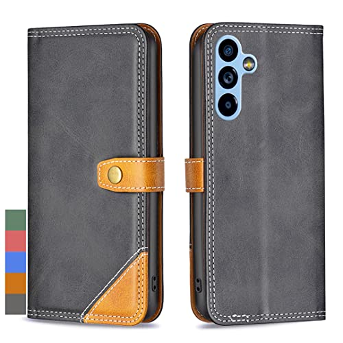 Klapber Handyhülle für Samsung Galaxy A54 5G Leder Tasche für Galaxy A54 5G Klapphülle Beutel mit Kartenfach Stehen Schutz Case Weiche Silikon Hüllen für Samsung A54 5G, Schwarz Klapber Handyhülle für Samsung Galaxy A54 5G Leder Tasche für Galaxy A54 5G Klapphülle Beutel mit Kartenfach Stehen Schutz Case Weiche Silikon Hüllen für Samsung A54 5G, Schwarz von Klapber