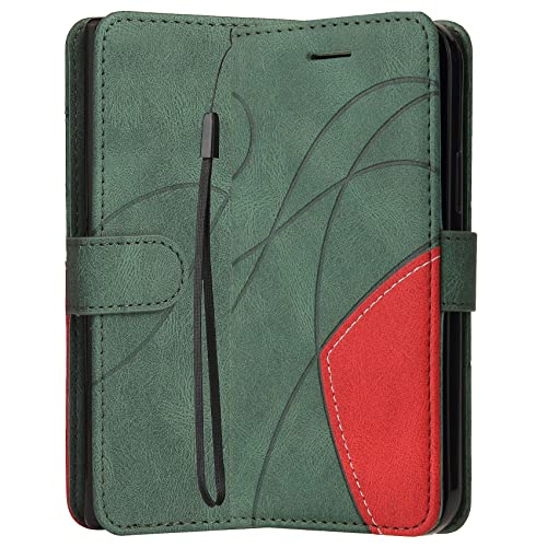 Klapber Handyhülle für Samsung Galaxy S22 Ultra Hülle Leder, Galaxy S22 Ultra Handytasche Klapphülle Beutel mit Kartenfach, Stehen Silikon Schutz Hüllen für Samsung S22 Ultra, Grün Klapber Handyhülle für Samsung Galaxy S22 Ultra Hülle Leder, Galaxy S22 Ultra Handytasche Klapphülle Beutel mit Kartenfach, Stehen Silikon Schutz Hüllen für Samsung S22 Ultra, Grün von Klapber