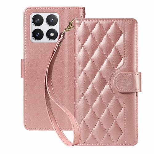 Klapber Handyhülle für Xiaomi 14T PRO Leder Tasche Klapphülle Case Beutel mit Foto-Steckplatz Kartenfach Stehen Schutz Silikon Hüllen für Xiaomi 14T PRO, Rosegold Klapber Handyhülle für Xiaomi 14T PRO Leder Tasche Klapphülle Case Beutel mit Foto-Steckplatz Kartenfach Stehen Schutz Silikon Hüllen für Xiaomi 14T PRO, Rosegold von Klapber