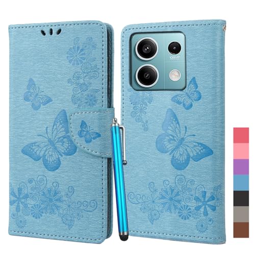 Klapber Leder Hülle für Xiaomi Redmi Note 13 Pro 5G Handyhülle für Redmi Note 13 Pro 5G Klapphüllen Tasche Beutel mit Stehen Weich Silikon Schutz Hülle für Xiaomi Redmi Note 13 Pro 5G, Blau Klapber Leder Hülle für Xiaomi Redmi Note 13 Pro 5G Handyhülle für Redmi Note 13 Pro 5G Klapphüllen Tasche Beutel mit Stehen Weich Silikon Schutz Hülle für Xiaomi Redmi Note 13 Pro 5G, Blau von Klapber