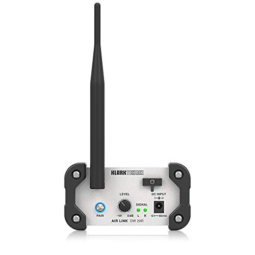 Klark Tekink AIR LINK DW 20R Drahtloser 2,4-GHz-Stereo-Receiver für Hochleistungs-Stereo-Audioübertragung Klark Tekink AIR LINK DW 20R Drahtloser 2,4-GHz-Stereo-Receiver für Hochleistungs-Stereo-Audioübertragung von Klark Teknik