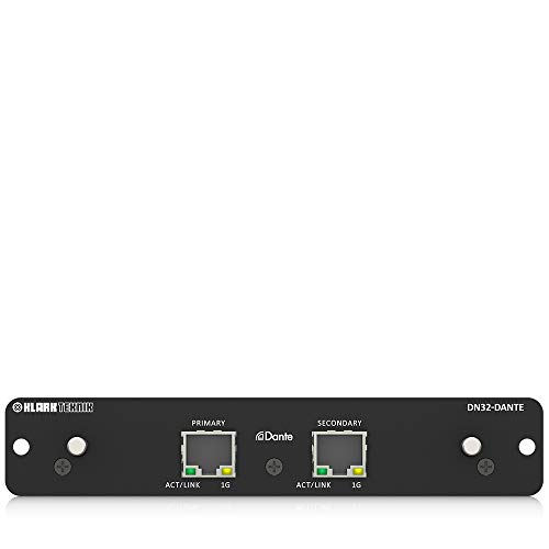 Klark Teknik DN32-DANTE Audinate Dante-Erweiterungsmodul mit bis zu 32 bidirektionalen Kanälen Klark Teknik DN32-DANTE Audinate Dante-Erweiterungsmodul mit bis zu 32 bidirektionalen Kanälen von Klark Teknik
