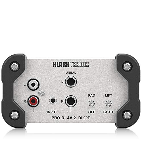 Klark Teknik PRO DI AV 2 DI 22P passive Stereo-DI-Box mit Midas-Transformatoren und erweitertem Dynamikbereich Klark Teknik PRO DI AV 2 DI 22P passive Stereo-DI-Box mit Midas-Transformatoren und erweitertem Dynamikbereich von Klark Teknik