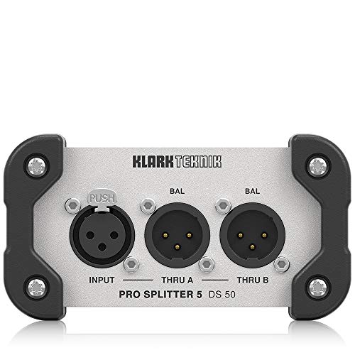 Klark Teknik PRO SPLITTER 5 DS 50 Passiver Signalverteiler 1 Eingang / 5 Ausgänge mit erweitertem Dynamikbereich Klark Teknik PRO SPLITTER 5 DS 50 Passiver Signalverteiler 1 Eingang / 5 Ausgänge mit erweitertem Dynamikbereich von Klark Teknik