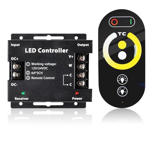 Klarlight 12V LED Dimmer Stufenlose LED Touch-Dimmer mit LED Touch Fernbedienung RF-Dimmer Steuerung 12V 24V Funk Touch-Dimmer für Alle Dimmbaren LED Lampen Funkschalter Klarlight 12V LED Dimmer Stufenlose LED Touch-Dimmer mit LED Touch Fernbedienung RF-Dimmer Steuerung 12V 24V Funk Touch-Dimmer für Alle Dimmbaren LED Lampen Funkschalter von Klarlight