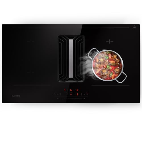 Klarstein 2-in-1 Kochfeld mit Dunstabzug Integriert 90cm, Induktionskochfeld mit Dunstabzug für Kochinsel, 4er Kochfeld mit Dunstabzug, 750 m³/h Luftstrom, Touch-Display, Energieeffizienz A Klarstein 2-in-1 Kochfeld mit Dunstabzug Integriert 90cm, Induktionskochfeld mit Dunstabzug für Kochinsel, 4er Kochfeld mit Dunstabzug, 750 m³/h Luftstrom, Touch-Display, Energieeffizienz A von Klarstein