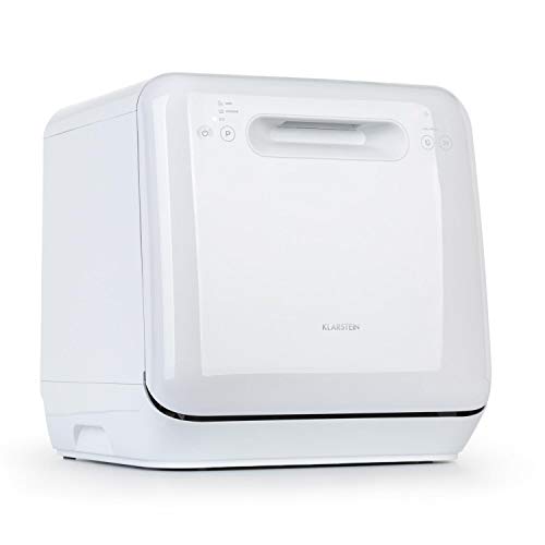 Klarstein Aquatica Mini Geschirrspüler - freistehender Tischgeschirrspüler, Mini Spülmaschine mit 3 Programmen, 2 Maßgedecke, installationsfrei, 360° Wäsche, Touch Control, Wasserverbrauch: 5 L, weiß Klarstein Aquatica Mini Geschirrspüler - freistehender Tischgeschirrspüler, Mini Spülmaschine mit 3 Programmen, 2 Maßgedecke, installationsfrei, 360° Wäsche, Touch Control, Wasserverbrauch: 5 L, weiß von Klarstein
