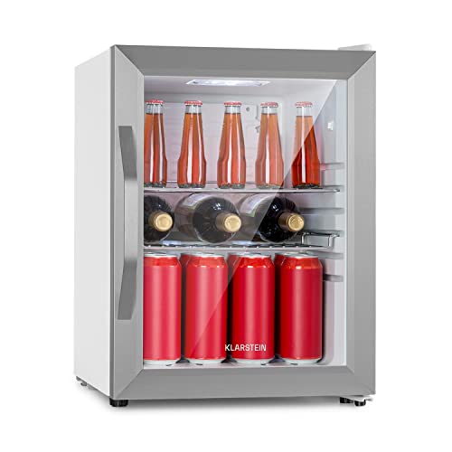 Klarstein Beersafe Crystal White Bierkühlschrank, Getränkekühlschrank mit Glastür, Kühlschrank, Flaschenkühlschrank mit 33 Liter Klarstein Beersafe Crystal White Bierkühlschrank, Getränkekühlschrank mit Glastür, Kühlschrank, Flaschenkühlschrank mit 33 Liter von Klarstein