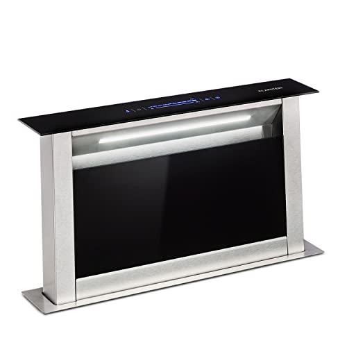 Klarstein Downdraft-Dunstabzugshaube, Versenkbare Abzugshaube, Leise Dunstabzugshauben mit Filter, Dunstabzugshaube 60cm, Umluft/Abluft Dunsthaube mit 10 Stufen, Dunstabzug 576 m³/h Luftstrom Klarstein Downdraft-Dunstabzugshaube, Versenkbare Abzugshaube, Leise Dunstabzugshauben mit Filter, Dunstabzugshaube 60cm, Umluft/Abluft Dunsthaube mit 10 Stufen, Dunstabzug 576 m³/h Luftstrom von Klarstein