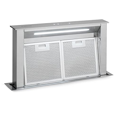 Klarstein Downdraft-Dunstabzugshaube, Versenkbare Abzugshaube, Leise Dunstabzugshauben mit Filter, Dunstabzugshaube 60cm, Umluft/Abluft Dunsthaube mit 10 Stufen, Dunstabzug 576 m³/h Luftstrom Klarstein Downdraft-Dunstabzugshaube, Versenkbare Abzugshaube, Leise Dunstabzugshauben mit Filter, Dunstabzugshaube 60cm, Umluft/Abluft Dunsthaube mit 10 Stufen, Dunstabzug 576 m³/h Luftstrom von Klarstein