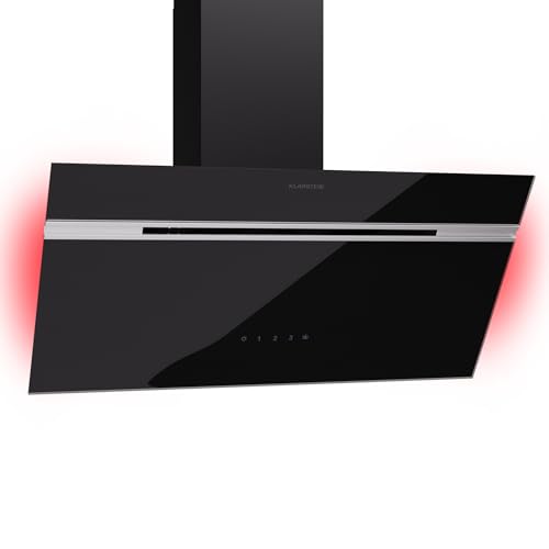 Klarstein Alina Dunstabzugshaube - 80 cm Kopffreihaube, 600 m³/h, Touchpanel, A Energieeffizienz, LED Beleuchtung, 63 dB, Umluft & Abluft, Schwarz Klarstein Alina Dunstabzugshaube - 80 cm Kopffreihaube, 600 m³/h, Touchpanel, A Energieeffizienz, LED Beleuchtung, 63 dB, Umluft & Abluft, Schwarz von Klarstein