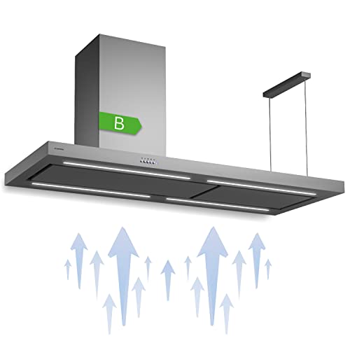 Klarstein Dunstabzugshaube 150cm Umluft/Abluft, Dunstabzugshaube für die Küche, Abzugshaube mit Filter, Dunstabzug mit Leistungsstarkem 545m³/h Luftstrom, Wandhauben mit LEDs, Dunstabzugshauben 150cm Klarstein Dunstabzugshaube 150cm Umluft/Abluft, Dunstabzugshaube für die Küche, Abzugshaube mit Filter, Dunstabzug mit Leistungsstarkem 545m³/h Luftstrom, Wandhauben mit LEDs, Dunstabzugshauben 150cm von Klarstein