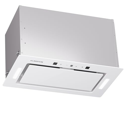 Klarstein Dunstabzugshaube 52cm, Abluft/Umluft-Dunstabzugshaube, Dunstabzug mit Filter, LED-Beleuchtung & Touch-Bedienfeld, Leise Abzugshaube mit 466 m³/h Luftstrom, Effizienter Edelstahl-Dunstabzug Klarstein Dunstabzugshaube 52cm, Abluft/Umluft-Dunstabzugshaube, Dunstabzug mit Filter, LED-Beleuchtung & Touch-Bedienfeld, Leise Abzugshaube mit 466 m³/h Luftstrom, Effizienter Edelstahl-Dunstabzug von Klarstein