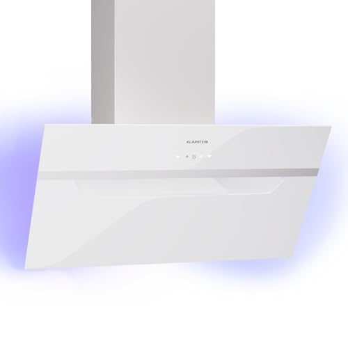 Klarstein BigBite 60 Dunstabzugshaube - WLAN-Steuerung, 305 m³/h, A++ Energieeffizienz, Touchscreen, LED Beleuchtung, Umluft & Abluft, Schwarz, 60 cm von Klarstein