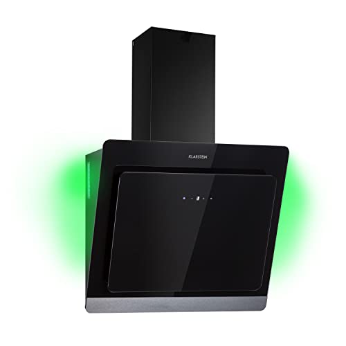 Klarstein Dunstabzugshaube 60cm, Abluft-Dunstabzugshaube, Abzugshaube mit Kohlektiv-Filter, Dunstabzug mit 563m³/h Luftstrom, Wandhauben für Küche mit RGB-LEDs, Leise Dunstabzugshauben 60 cm Klarstein Dunstabzugshaube 60cm, Abluft-Dunstabzugshaube, Abzugshaube mit Kohlektiv-Filter, Dunstabzug mit 563m³/h Luftstrom, Wandhauben für Küche mit RGB-LEDs, Leise Dunstabzugshauben 60 cm von Klarstein