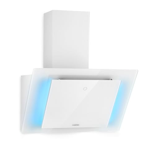 Klarstein Eleonora - Wandmontage, Kopffreie Dunstabzugshaube, EEK A++, Abluftleistung: 426 m³/h, Touch Control, RGB-Ambiente-Farbe, 60 dB, Umluft und Abluft, LED Beleuchtung, Fettfilter, 60 cm, weiß Klarstein Eleonora - Wandmontage, Kopffreie Dunstabzugshaube, EEK A++, Abluftleistung: 426 m³/h, Touch Control, RGB-Ambiente-Farbe, 60 dB, Umluft und Abluft, LED Beleuchtung, Fettfilter, 60 cm, weiß von Klarstein