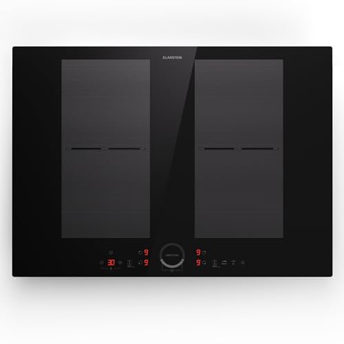 Klarstein Induktionskochfeld, Glaskeramik Kochfeld, 7000W Induktionskochfeld mit 4 Platten, Einbau-Induktionskochfeld mit Touch-Display und Timer, Moderne Kochfelder mit Überhitzungsschutz Klarstein Induktionskochfeld, Glaskeramik Kochfeld, 7000W Induktionskochfeld mit 4 Platten, Einbau-Induktionskochfeld mit Touch-Display und Timer, Moderne Kochfelder mit Überhitzungsschutz von Klarstein