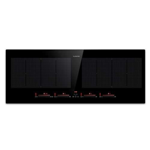 Klarstein Induktionskochfeld Mit 4 Platten, 90cm Glaskeramik-Kochfeld, 7200W, Touch-Control & Überhitzungsschutz, Effizientes Glaskeramikkochfeld Klarstein Induktionskochfeld Mit 4 Platten, 90cm Glaskeramik-Kochfeld, 7200W, Touch-Control & Überhitzungsschutz, Effizientes Glaskeramikkochfeld von Klarstein