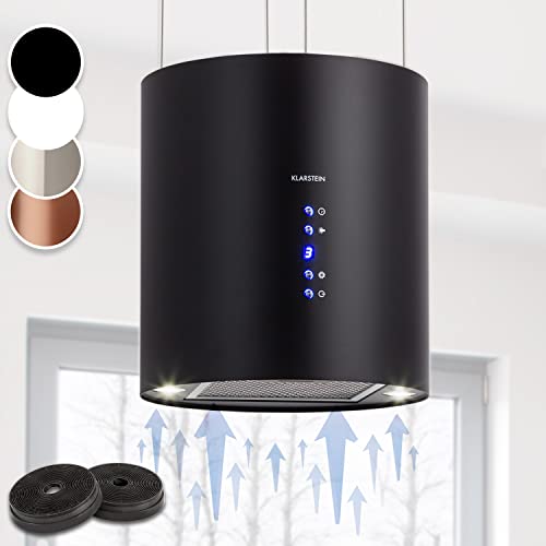 Klarstein Inselhaube, Dunstabzugshaube Umluft, Leise Abzugshaube für Kochinsel, Aktivkohlefilter, Inselhauben Freihängend Kronleuchter-Design, 3 Stufen Dunstabzugshaube mit Filter, 558m³/h Luftstrom Klarstein Inselhaube, Dunstabzugshaube Umluft, Leise Abzugshaube für Kochinsel, Aktivkohlefilter, Inselhauben Freihängend Kronleuchter-Design, 3 Stufen Dunstabzugshaube mit Filter, 558m³/h Luftstrom von Klarstein