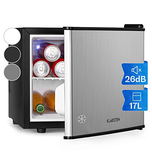 Klarstein Kühlschrank, Mini-Kühlschrank für Getränke, Kühlschrank Klein, Kleiner Kühlschrank Lautlos, Skincare Fridge, 3 Kühlstufen, Camping Kühlschrank, Minikühlschrank für Zimmer, Büro 0-15°C, 17 L Klarstein Kühlschrank, Mini-Kühlschrank für Getränke, Kühlschrank Klein, Kleiner Kühlschrank Lautlos, Skincare Fridge, 3 Kühlstufen, Camping Kühlschrank, Minikühlschrank für Zimmer, Büro 0-15°C, 17 L von Klarstein