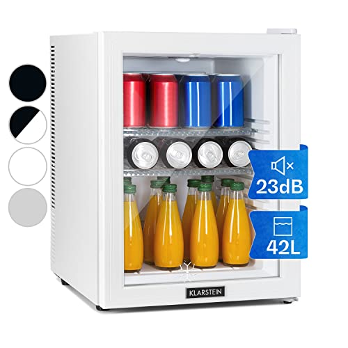 Klarstein Kühlschrank, Mini Kühlschrank mit Glastüre, Mini-Kühlschrank für Getränke, Snacks & Kosmetik, Kühlschrank Klein & Leise, Verstellbare Ablagen, Kleiner Skincare Kühlschrank 12-18°C, 42L Klarstein Kühlschrank, Mini Kühlschrank mit Glastüre, Mini-Kühlschrank für Getränke, Snacks & Kosmetik, Kühlschrank Klein & Leise, Verstellbare Ablagen, Kleiner Skincare Kühlschrank 12-18°C, 42L von Klarstein