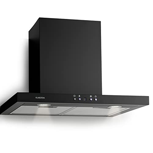 Klarstein Limelight Dunstabzugshaube - Edelstahl Wandhaube, Abzugshaube mit 3 Leistungsstufen, 600 m³/h, Digitalanzeige, LED-Beleuchtung, 64 dB, 60 cm Breite, schwarz Klarstein Limelight Dunstabzugshaube - Edelstahl Wandhaube, Abzugshaube mit 3 Leistungsstufen, 600 m³/h, Digitalanzeige, LED-Beleuchtung, 64 dB, 60 cm Breite, schwarz von Klarstein