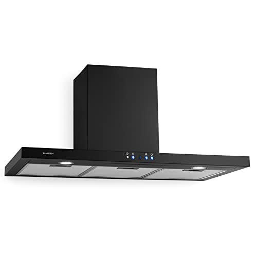 Klarstein Limelight Dunstabzugshaube - Edelstahl Wandhaube, Abzugshaube mit 3 Leistungsstufen, 600 m³/h, Digitalanzeige, LED-Beleuchtung, 64 dB, 90 cm Breite, schwarz Klarstein Limelight Dunstabzugshaube - Edelstahl Wandhaube, Abzugshaube mit 3 Leistungsstufen, 600 m³/h, Digitalanzeige, LED-Beleuchtung, 64 dB, 90 cm Breite, schwarz von Klarstein
