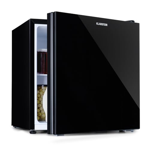 Klarstein Luminance Frost Kühl-/Gefrierkombination – Getränkekühler, Kühlschrank, Gefrierschrank, 3 Ablagen, Gemüsefach, Doppelglasfront, 45 L, Schwarz Klarstein Luminance Frost Kühl-/Gefrierkombination – Getränkekühler, Kühlschrank, Gefrierschrank, 3 Ablagen, Gemüsefach, Doppelglasfront, 45 L, Schwarz von Klarstein