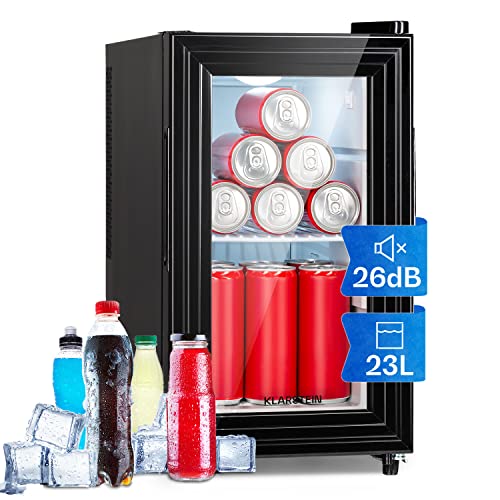 Klarstein Mini Kühlschrank für Zimmer, 23 Liter - Getränke, Snacks & Kosmetik, Minibar, & Leise, Verstellbare Ablagen, Kleiner Skincare Kühlschrank Klarstein Mini Kühlschrank für Zimmer, 23 Liter - Getränke, Snacks & Kosmetik, Minibar, & Leise, Verstellbare Ablagen, Kleiner Skincare Kühlschrank von Klarstein