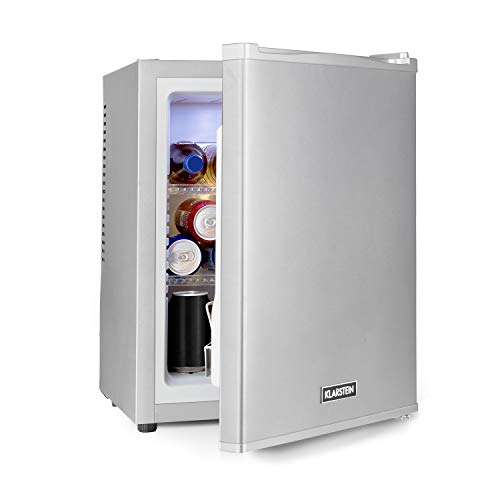 Klarstein Mini Kühlschrank für Zimmer, 33L für Getränke & Kosmetik, Kleine Minibar, Leise, Verstellbare Ablage, Skincare Kühlschrank 5-15°C von Klarstein