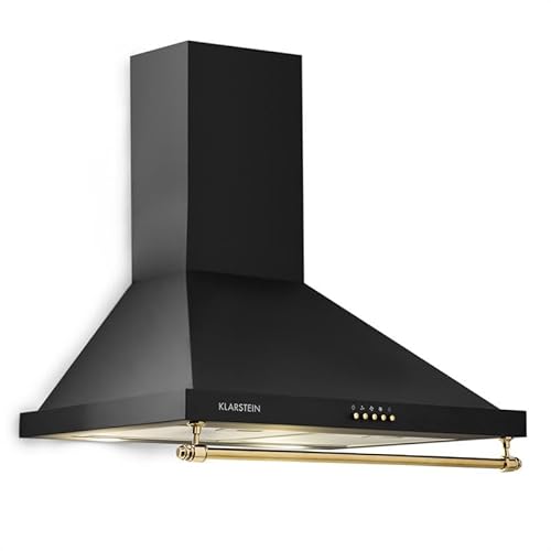 Klarstein Montblanc Wandhaube, Dunstabzugshaube Abluft/Umluft, 3 Stufen, Kaminhaube mit max. Abluftleistung: 610 m³/h, Wandanbau, Breite: 60 cm, schwarz Klarstein Montblanc Wandhaube, Dunstabzugshaube Abluft/Umluft, 3 Stufen, Kaminhaube mit max. Abluftleistung: 610 m³/h, Wandanbau, Breite: 60 cm, schwarz von Klarstein